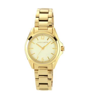Vince Camuto™ Women's Goldtone Link Bracelet Watch