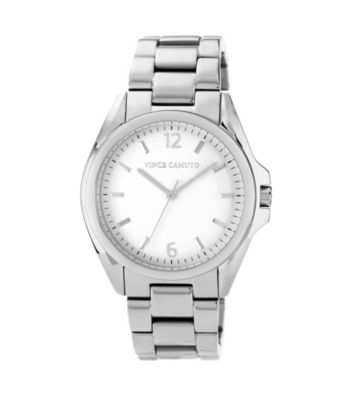 Vince Camuto™ Silvertone Bracelet Watch