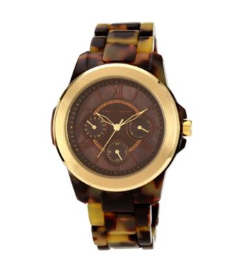 Vince Camuto™ Women's Tortoise Multi-Function Bracelet Watch