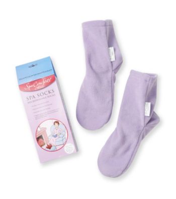 DreamTime® Lilac Microwavable Spa Socks Size S-M
