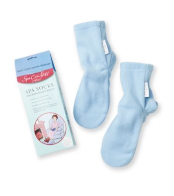 DreamTime® Blue Microwavable Spa Socks Size M-L