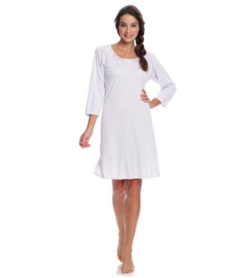 Miss Elaine® Short Sofi Knit Gown - Lavender