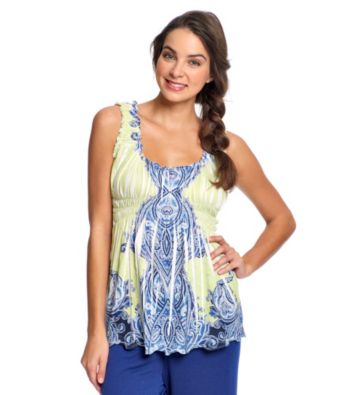 Oneworld® Knit Ruffled Tank Top - Good Turn