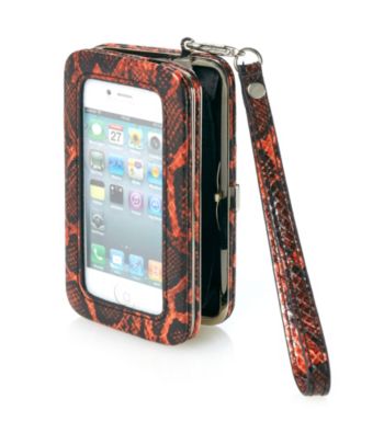 Relativity® Orange Python Hard Cell Case