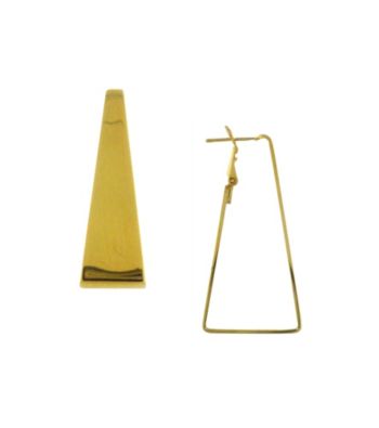 Vince Camuto™ Goldtone Rectangular Hoop Earrings