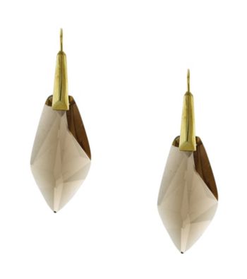 Vince Camuto™ Goldtone and Topaz Drop Earrings