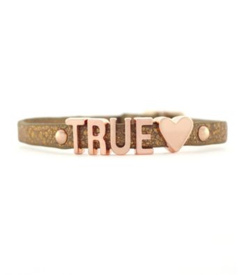BCBGeneration™ Bronze and Rose Goldtone True Love Mini Bracelet