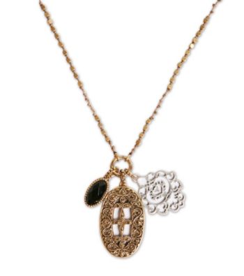 Lucky Brand® Goldtone Charm Necklace