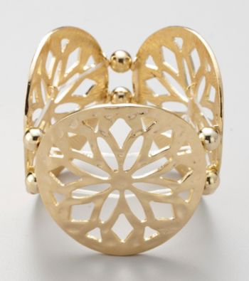 Erica Lyons® Goldtone Reflections Stretch Bracelet