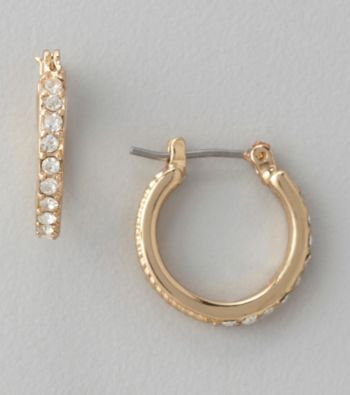 Anne Klein® Goldtone Small Hoop Earrings