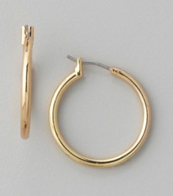 Anne Klein® Goldtone Medium Hoop Earrings