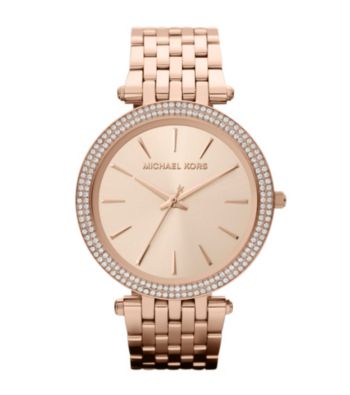 Michael Kors® Rose Goldtone Darci Watch
