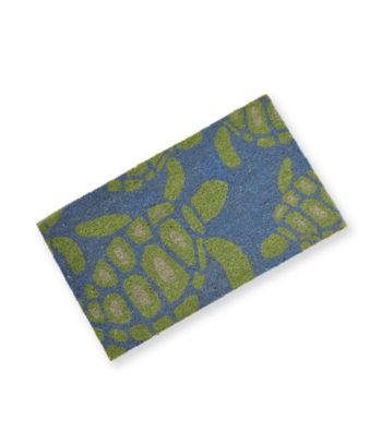 LivingQuarters Coastal Outdoor Coir Mat