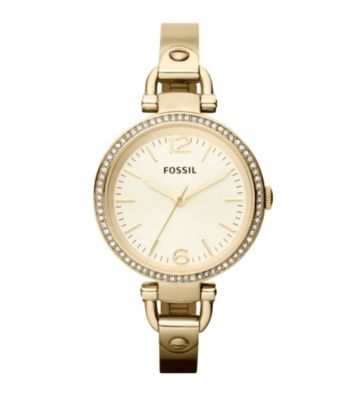 Fossil® Georgia Stainless Steel Watch