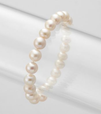 Genuine Freshwater Pearl Stretch Bracelet