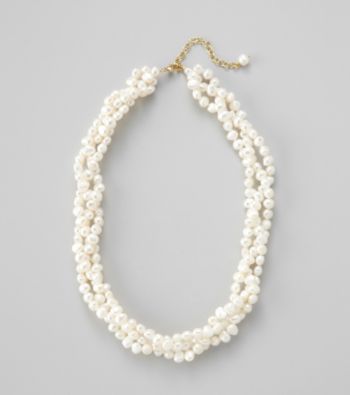 Genuine Freshwater Pearl Braided Necklace