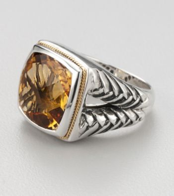 Effy Collection® Sterling Silver Citrine Ring