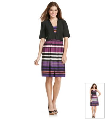 R&M Richards Ity Knit Jacket Dress