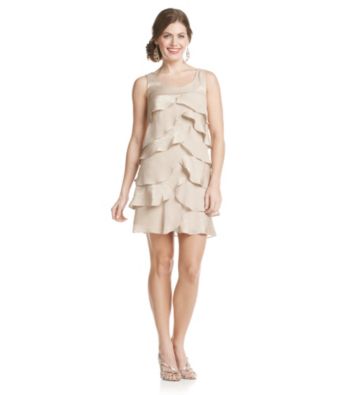 London Times® Petites' Artichoke Shutter Dress