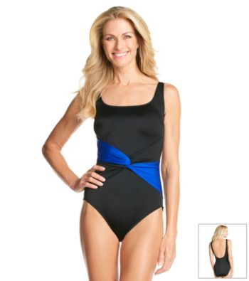 Studio Works® Colorblock Sash Tank Swimsuit