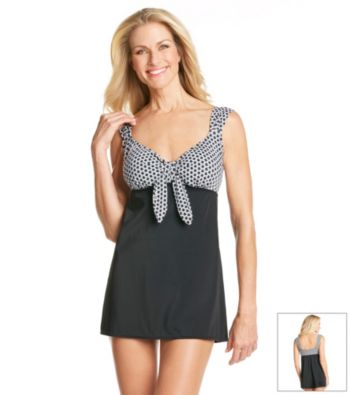 Studio Works® Web Tie-Front Swim Dress