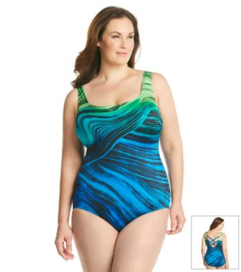 Studio Works® Plus Size Phoenix Double Cross Back Tank