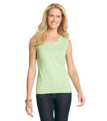 Breckenridge® Spacedye Sweater Tank