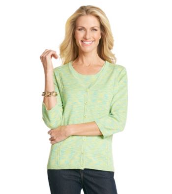 Breckenridge® Spacedye Cardigan Sweater