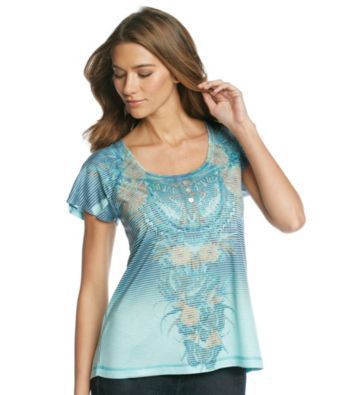 Oneworld Mini Stripe Ombre Henley