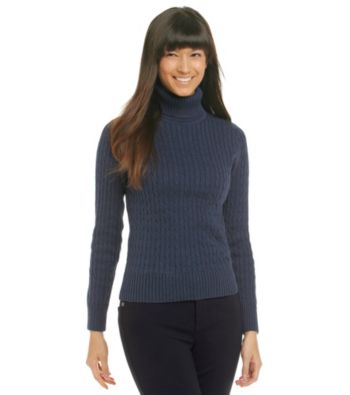 Jeanne Pierre Cable Turtleneck