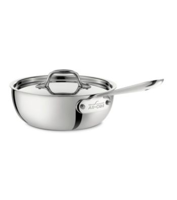 All-Clad®® Stainless Steel 2-qt. Saucier with Lid
