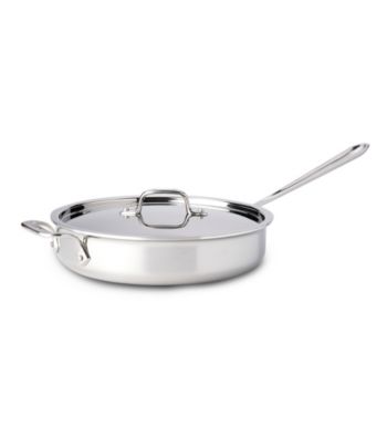All-Clad® Stainless Steel 3-qt. Saute Pan with Lid