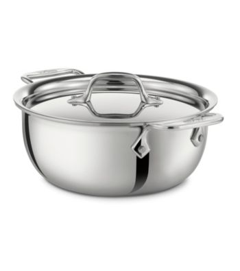 All-Clad® 3-qt. Stainless Steel Cassoulet Pan with Lid