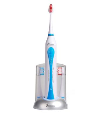 Pursonic™ Deluxe Plus Sonic Movement Rechargeable Electric Toothbrush with Bonus 12-pk. Brush Heads