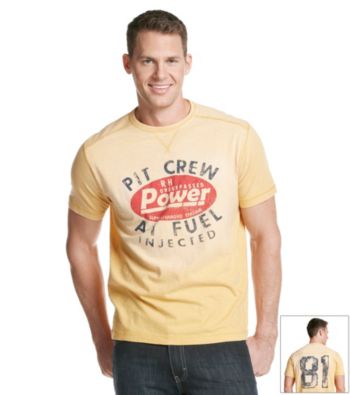 Ruff Hewn Men's Tawny Gold Athletic Fashion Tee