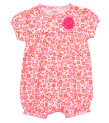 Carter's® Baby Girls' Pink Floral Creeper