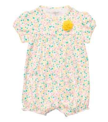 Carter's® Baby Girls' Yellow Multi Floral Creeper