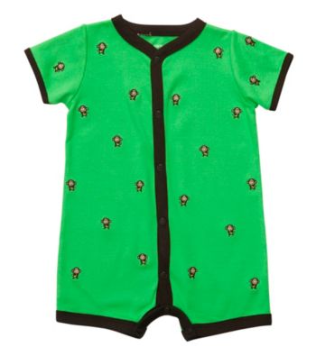 Carter's® Baby Boy's Green Schiffli Monkey Creeper