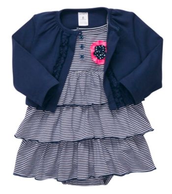 Carter's® Baby Girls' Navy Striped Dress Set