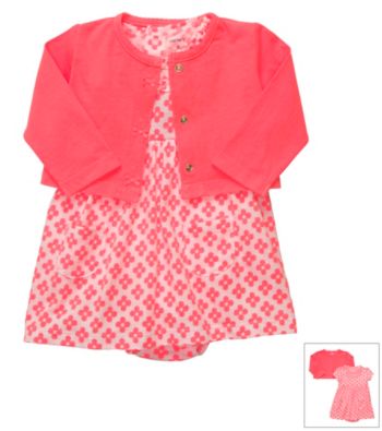 Carter's® Baby Girls' Orange Print Dress Set