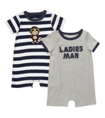 Carter's® Baby Boys' Grey/Navy 2-pk. 