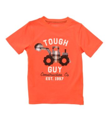 Carter's® Baby Boys' Orange Tractor Tee