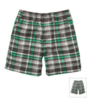 Carter's® Baby Boys' Blue/Green Plaid Shorts