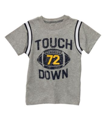 Carter's® Baby Boys' Grey Touchdown Tee