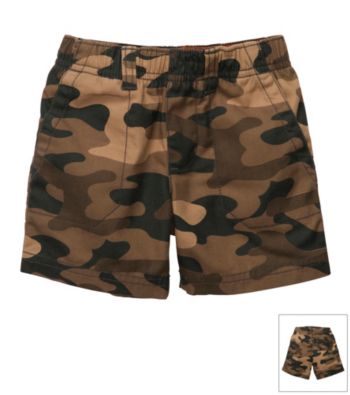 Carter's® Baby Boys' Brown Camo Woven Shorts