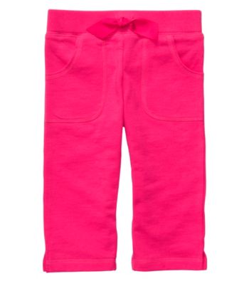 Carter's® Baby Girls' Hot Pink Capri Pants