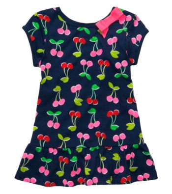 Carter's® Girls' 4-6X Navy Short Sleeve Cherry Print Tunic