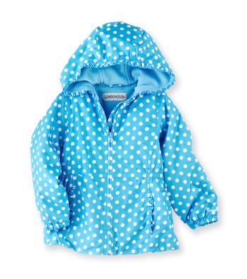 London Fog® Girls' 2T-6X Polka-Dot Fleece Lined Jacket