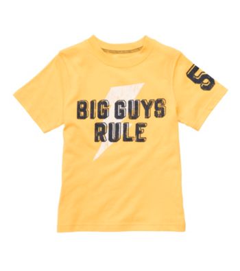Carter's® Boys' 2T-7 Yellow Short Sleeve 