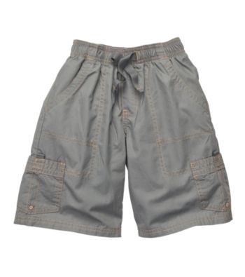 OshKosh B'Gosh® Boys' 2T-7 Grey Volleyball Cargo Shorts